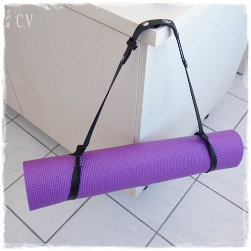 Leather Yoga Mat Strap ~