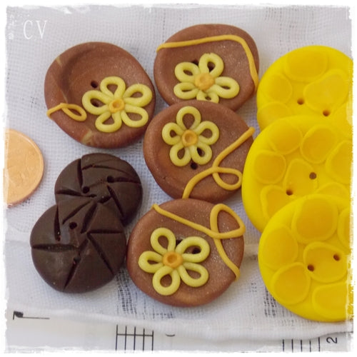 Polymer Clay Button Assortment