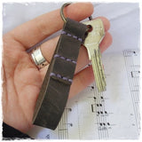 Leather Keyfob Handmade in Greece